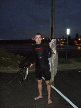 woodiewithfish.JPG